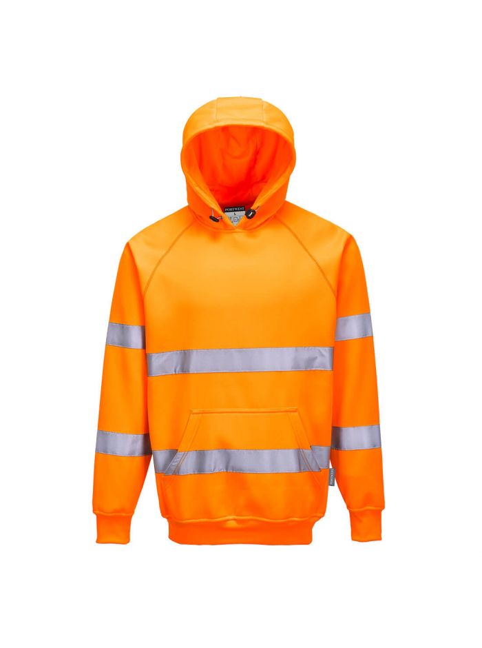 Hi-Vis Hoodie, 4XL, R, Orange