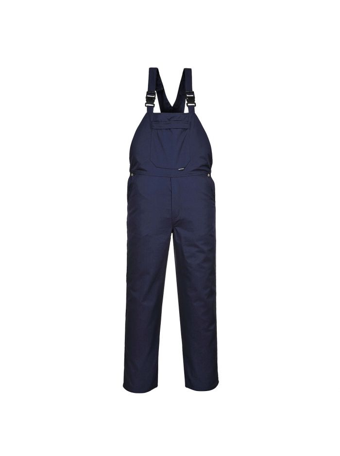 Burnley Bib and Brace, L, R, Navy