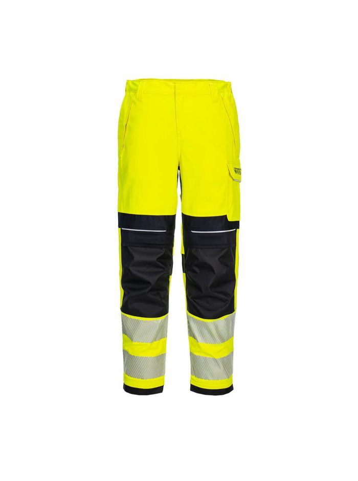 PW3 FR Hi-Vis Women's Work Trousers, 26, R, Yellow/Black