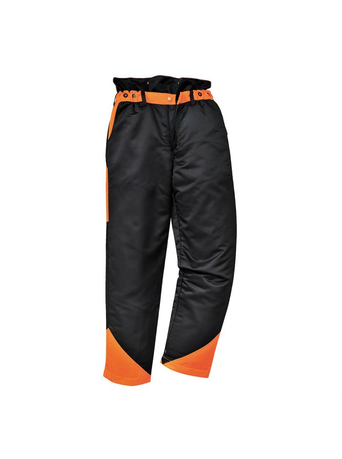 Oak Chainsaw Trousers, L, R, Black