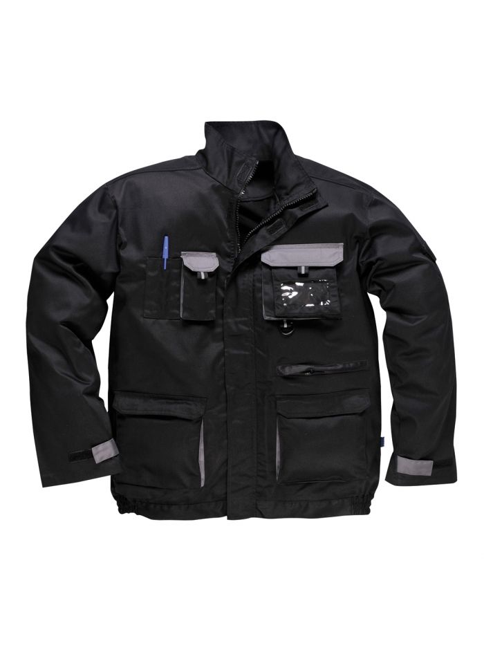 Portwest Texo Contrast Jacket, L, R, Black