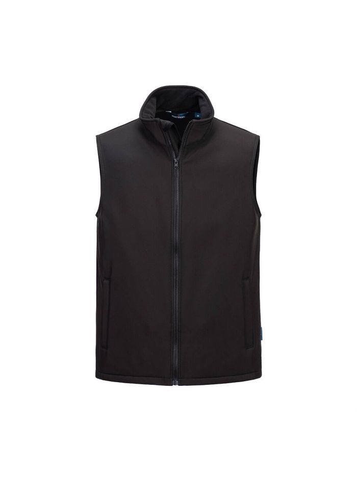 Print and Promo Softshell Gilet (2L), 4XL, R, Black