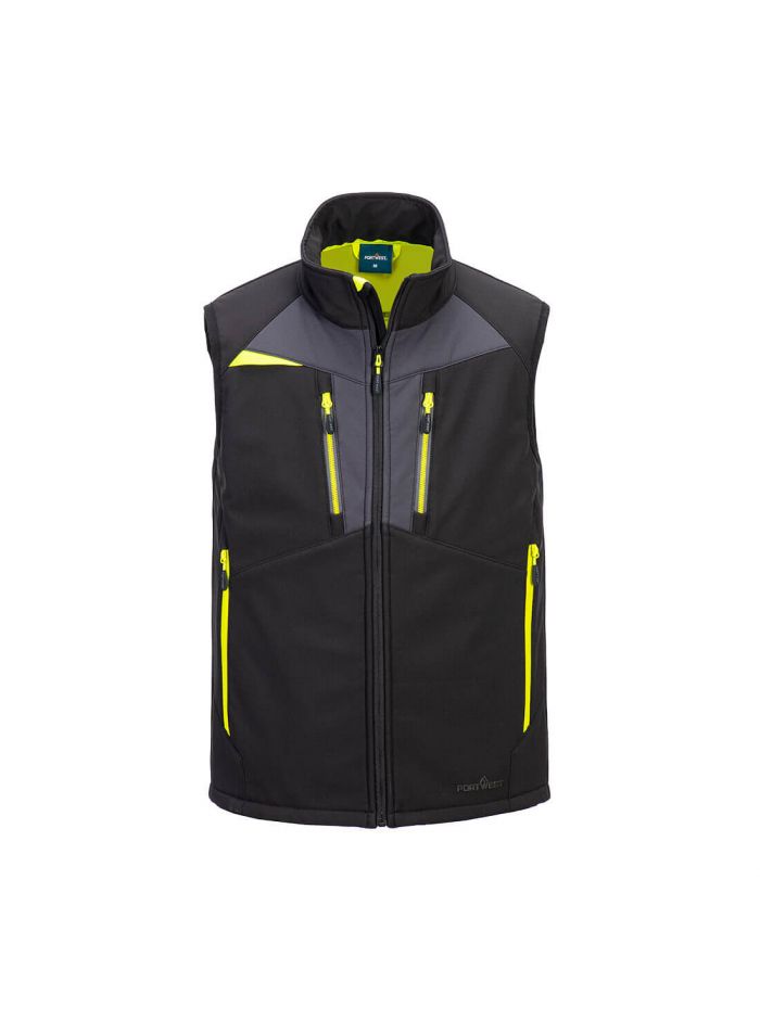 DX4 Softshell Gilet (3L), L, R, Black