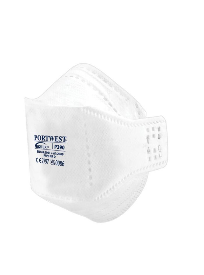 EAGLE FFP3 Dolomite Fold Flat Respirator (Pk20), , R, White