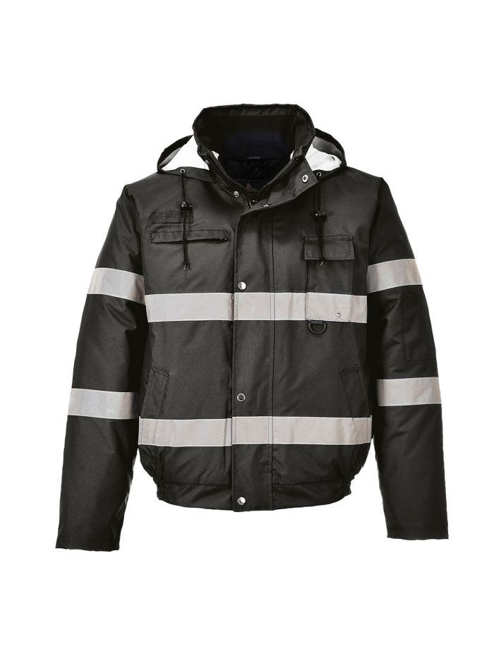 Iona Lite Winter Bomber Jacket, L, R, Black