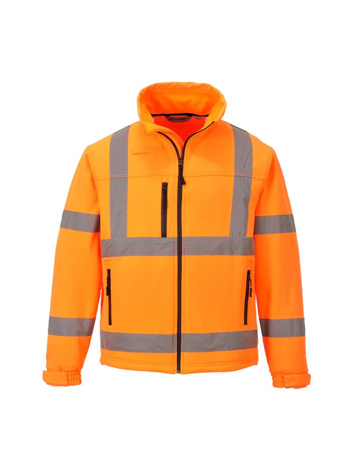 Hi-Vis Classic Softshell (3L), L, R, Orange