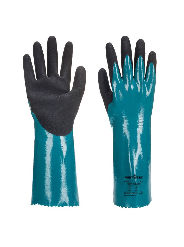 Sandy Grip Lite Gauntlet, L, R, Blue/Black