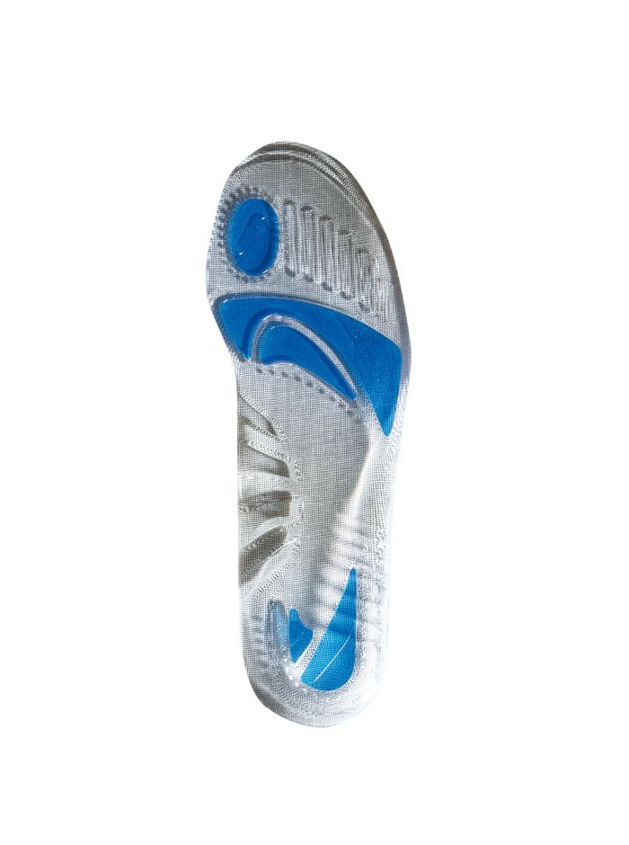 Gel Cushioning Insole, L, R, Grey