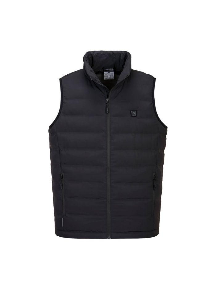 Ultrasonic Heated Tunnel Gilet, L, R, Black