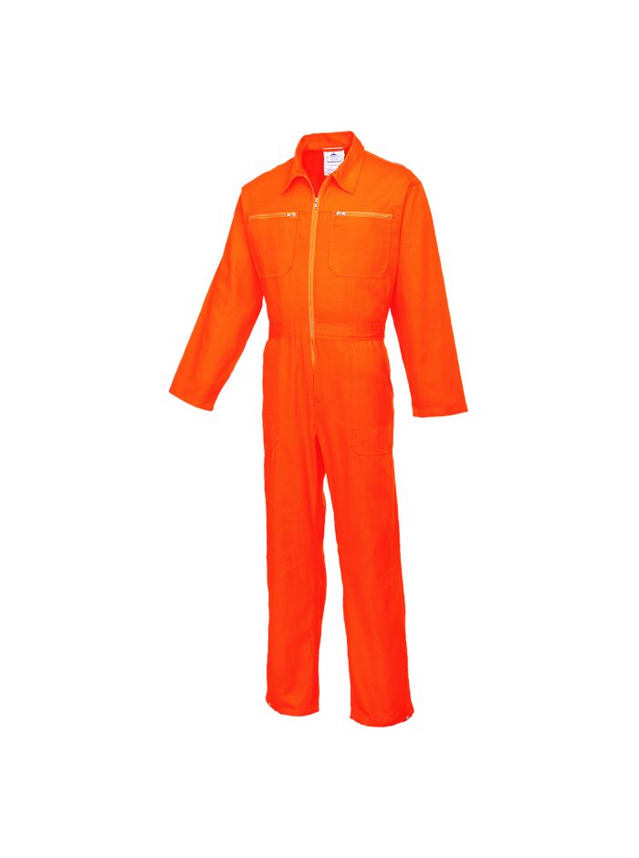 Cotton Boilersuit, 4XL, R, Orange