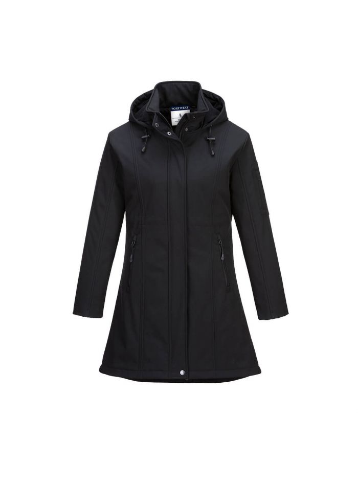 Carla Women's Softshell Jacket (3L), L, R, Black