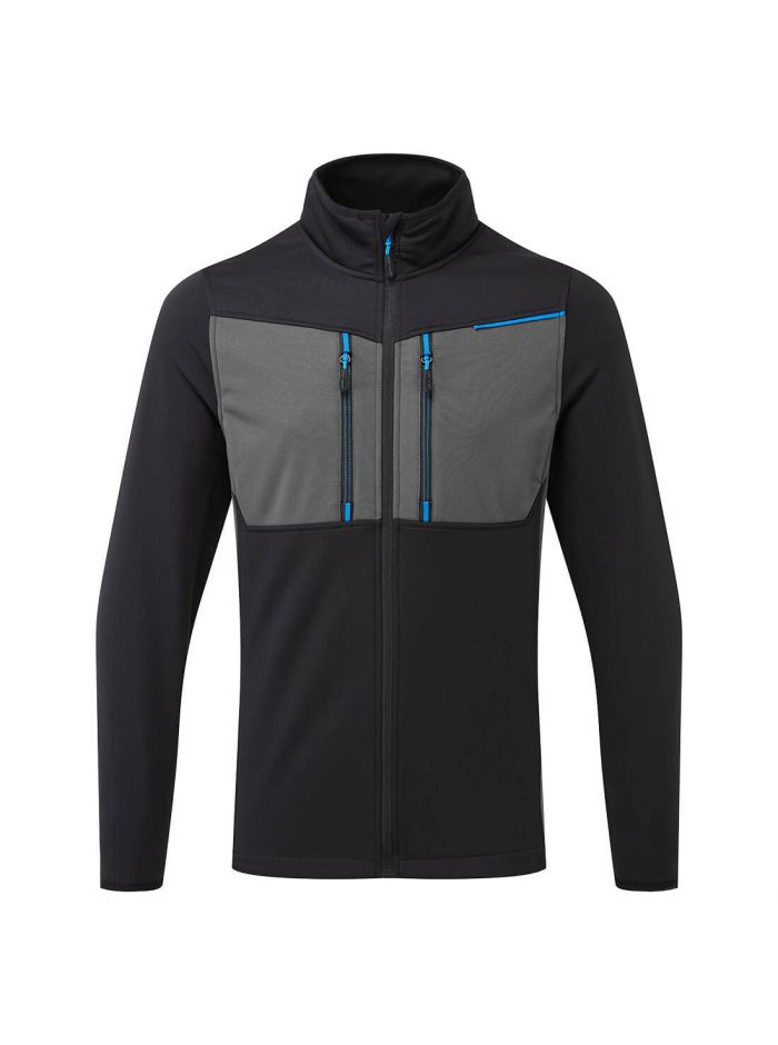 WX3 Full Zip Tech Fleece, L, R, Black