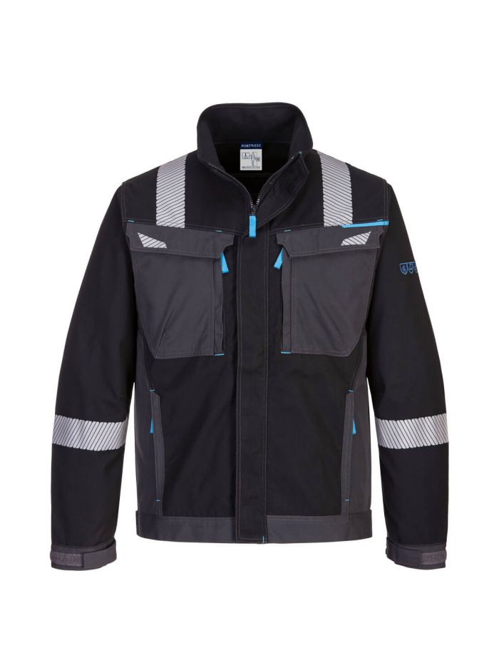 WX3 FR Work Jacket , L, R, Black