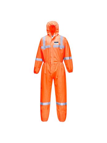 VisTex SMS Coverall Type 5/6 (Pk50), L, R, Orange