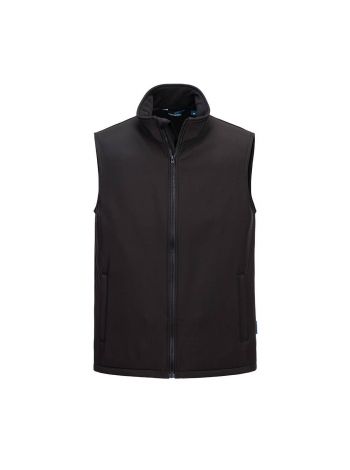 Print and Promo Softshell Gilet (2L), 4XL, R, Black