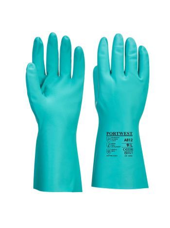 Nitrosafe Plus Chemical Gauntlet, L, R, Green