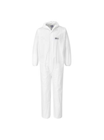 BizTex Microcool Coverall Type 5/6 (Pk50), L, R, White