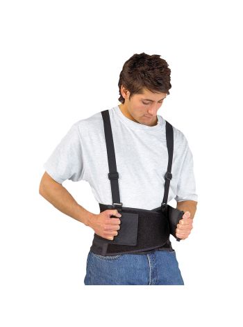 Back Support Belt, L, R, Black