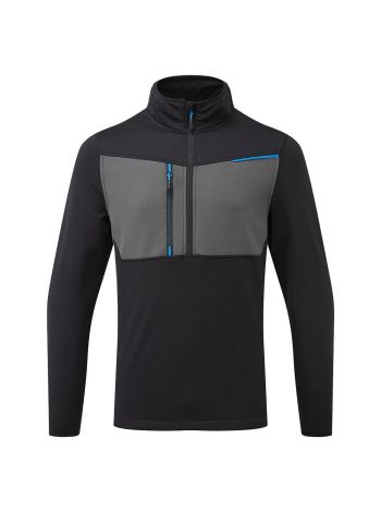 WX3 Half Zip Tech Fleece, L, R, Black