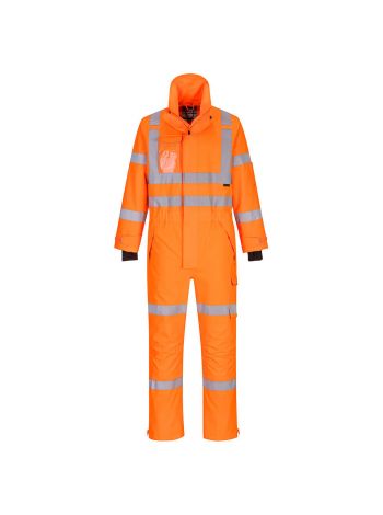 Hi-Vis Extreme Rain Coverall, L, R, Orange