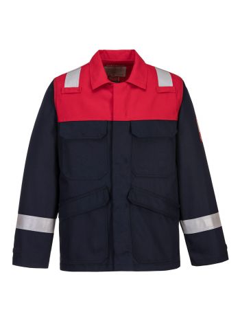 Bizflame Work Jacket, 4XL, R, Navy