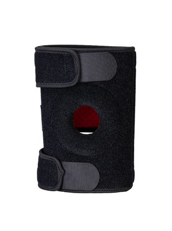 Open Patella Knee Support, , R, Black