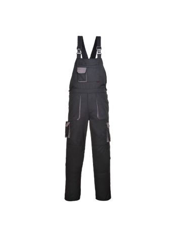 Portwest Texo Contrast Bib and Brace, 4XL, R, Black