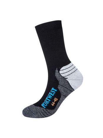 Bamboo Hiker Sock, 39-43, R, Black