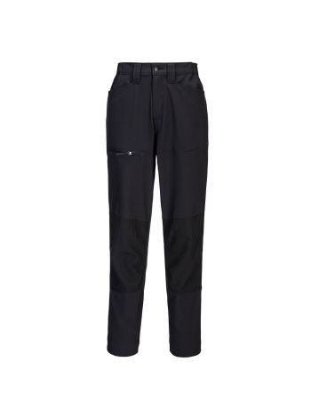 WX2 Eco Women's Stretch Work Trousers, 26, R, Black