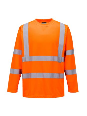 Hi-Vis T-Shirt L/S , L, R, Orange