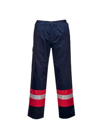 Bizflame Work Trousers, 4XL, R, Navy