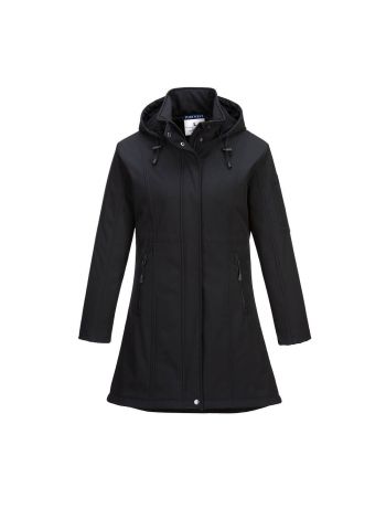 Carla Women's Softshell Jacket (3L), L, R, Black