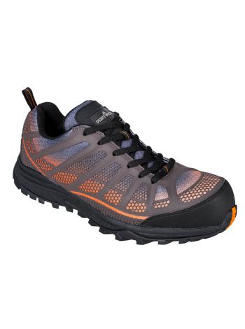 Portwest Compositelite Low Cut Spey Trainer S1P, 37, R, Orange/Black