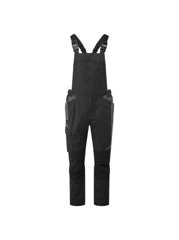 WX3 Industrial Wash Bib and Brace, L, R, Black