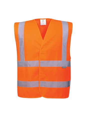 Hi-Vis Band and Brace Vest , 4X/5X, R, Orange